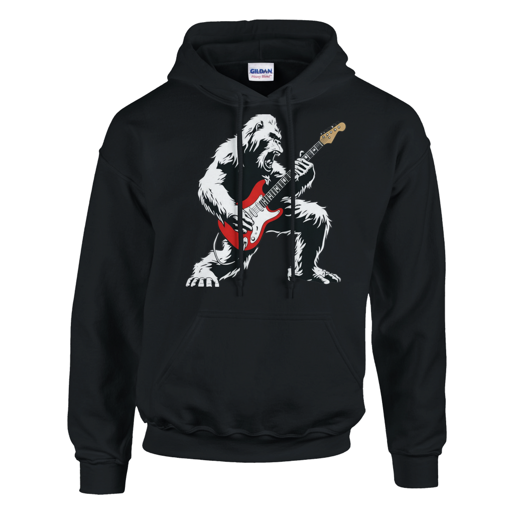Six Strings Tees black Bigfoot hoodie