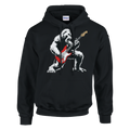 Six Strings Tees black Bigfoot hoodie