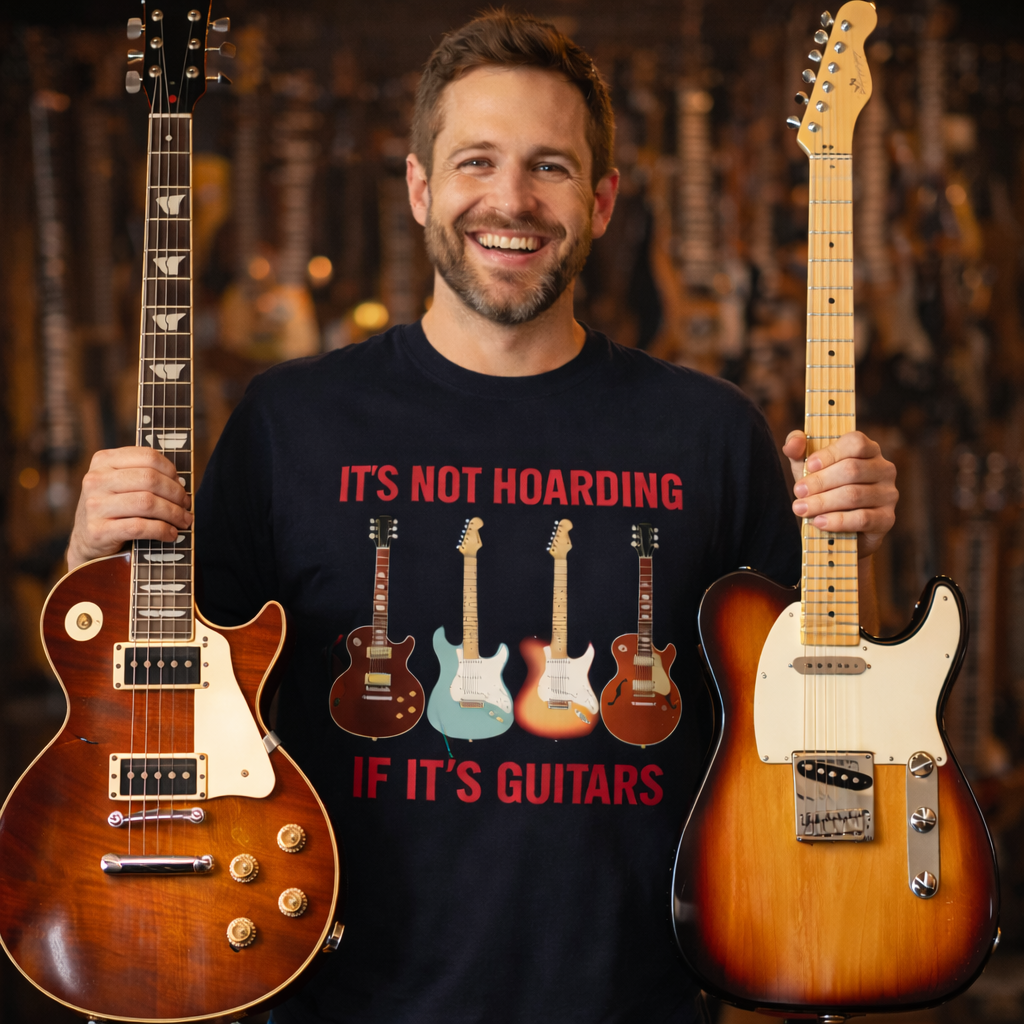 It's Not Hoarding If It's Guitars T-Shirt