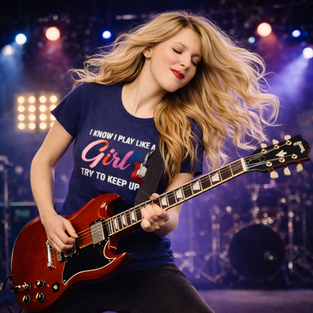 I Know I Play Like A Girl T-Shirt