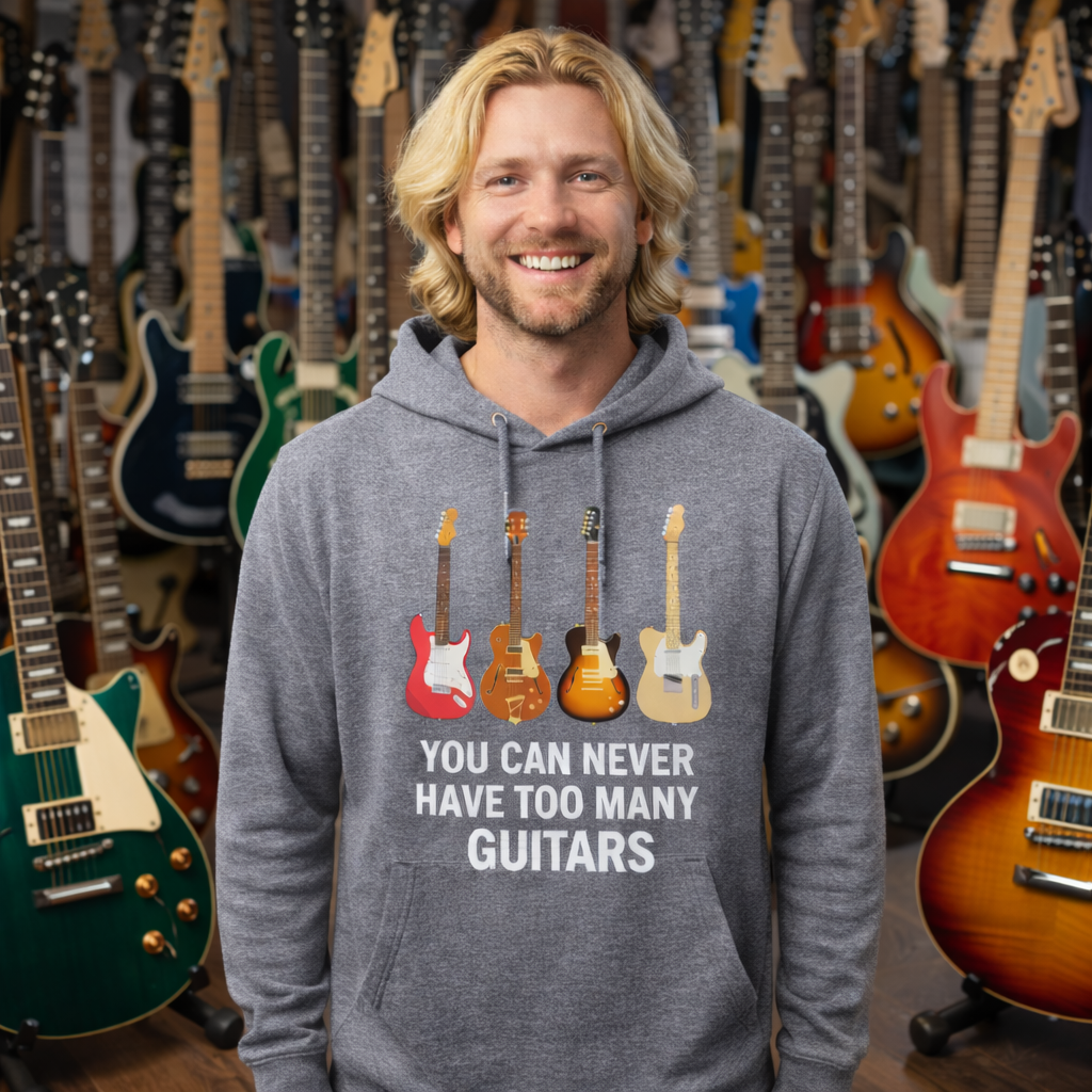 You Can Never Have Too Many Guitars Hoodie